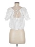 Kirious White Short Sleeve Blouse Size M - photo 2