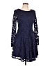 Everly Blue Cocktail Dress Size L - photo 1