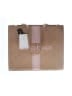 Bebe 100% Polyurethane Stripes Tan Tote One size - photo 1