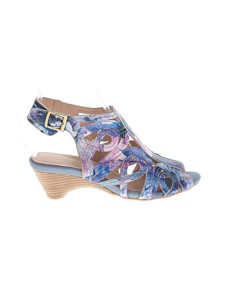 Pre-owned L'artiste Wedges In Blue