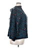 Unbranded 100% Polyester Animal Print Teal 3/4 Sleeve Blouse Size 3X (estimated) - photo 4