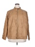 Cj Banks 100% Viscose Solid Tan Jacket Size 3X - photo 1