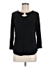 Nine West Black 3/4 Sleeve Top Size M - photo 1