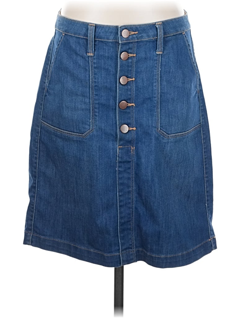 Pre-owned Lucky Brand Denim Skirt In Blue