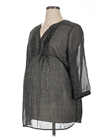 Motherhood 3/4 Sleeve Blouse (view 1)