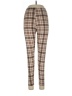 Just Be... Plaid Brown Casual Pants Size L - photo 1