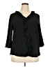 Blooming Jelly Black 3/4 Sleeve Blouse Size XXL - photo 1