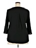 Blooming Jelly Black 3/4 Sleeve Blouse Size XXL - photo 2