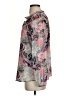 Fever 100% Polyester Paisley Gray Long Sleeve Blouse Size S - photo 5