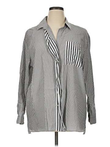 Lafayette 148 New York Long Sleeve Button-Down Shirt (view 1)