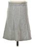 Theory Chevron-herringbone Gray Wool Skirt Size S - photo 1