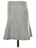 Theory Chevron-herringbone Gray Wool Skirt Size S - photo 2