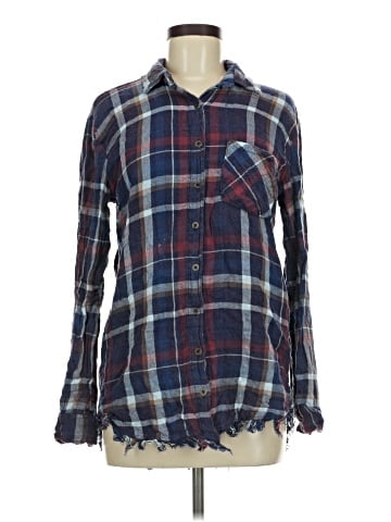 Angie Long Sleeve Button-Down Shirt (view 1)