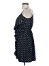 Alya 100% Polyester Polka Dots Blue Casual Dress Size S - photo 5