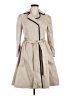 Elevenses 100% Polyester Ivory Trenchcoat Size 8 - photo 1