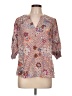 Hale Bob Paisley Brown 3/4 Sleeve Blouse Size L - photo 1