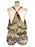 ONETEASPOON 100% Polyester Animal Print Gold Romper Size XL (estimated) - photo 2