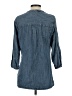 Ruff Hewn Blue 3/4 Sleeve Button-Down Shirt Size S - photo 2