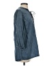 Ruff Hewn Blue 3/4 Sleeve Button-Down Shirt Size S - photo 4