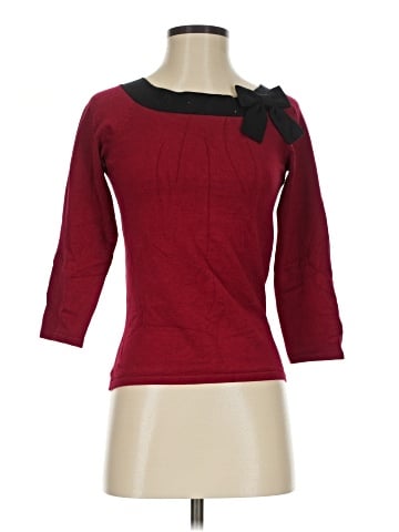 INC International Concepts Silk Pullover Sweater (view 1)