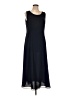 J. Taylor 100% Polyester Solid Black Casual Dress Size 12 - photo 1