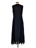 J. Taylor 100% Polyester Solid Black Casual Dress Size 12 - photo 2