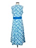 ExOfficio Print Blue Casual Dress Size M - photo 2