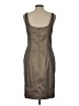 David Meister Metallic Brown Gray Cocktail Dress Size 12 - photo 2