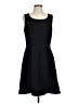 AGB Solid Black Casual Dress Size 10 - photo 1