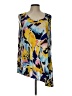 Attitudes by Renee Yellow Sleeveless Blouse Size L - photo 1