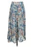 Chenault 100% Polyester Tropical Blue Casual Skirt Size S - photo 1