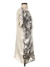 Aryn K. 100% Polyester Graphic Silver Cocktail Dress Size S - photo 4