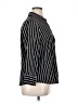 Notations 100% Polyester Stripes Black 3/4 Sleeve Blouse Size XL - photo 4