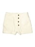 Francesca's Solid Ivory Shorts Size M - photo 1