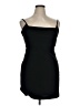 Aqua Solid Black Cocktail Dress Size XL - photo 1