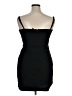Aqua Solid Black Cocktail Dress Size XL - photo 2
