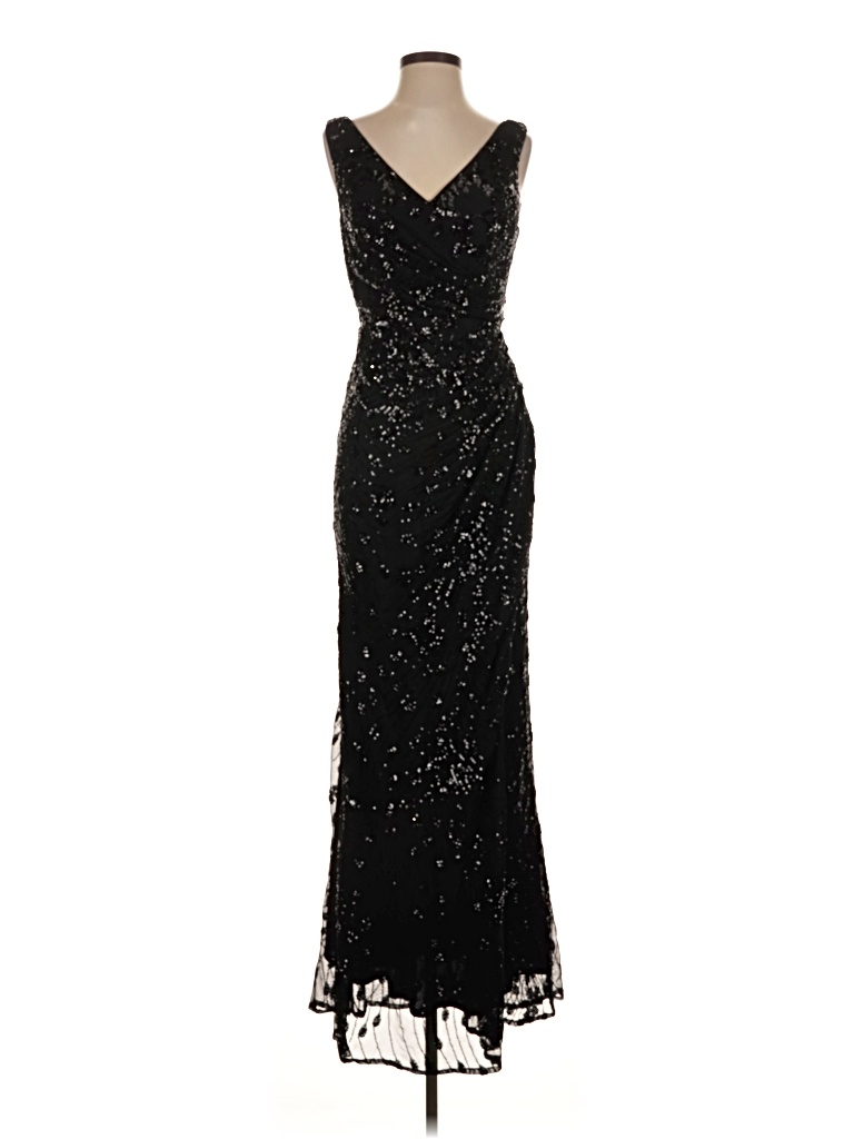 Pre-owned Assorted Brands Cocktail Dress In Black