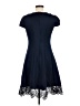 Donna Ricco Solid Blue Casual Dress Size 6 - photo 2