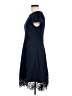 Donna Ricco Solid Blue Casual Dress Size 6 - photo 5