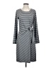 ExOfficio Stripes Gray Casual Dress Size S - photo 1