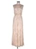 Aidan Mattox 100% Polyester Tan Cocktail Dress Size 6 - photo 1