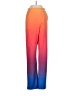 Akira Color Block Orange Casual Pants Size S - photo 1