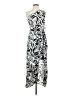 Donna Morgan 100% Polyester Graphic Silver Casual Dress Size 4 - photo 1