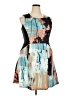 Mossimo Graphic Teal Cocktail Dress Size XXL - photo 1