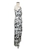 Donna Morgan 100% Polyester Graphic Silver Casual Dress Size 4 - photo 4
