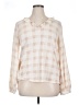 Bobeau Ivory Long Sleeve Blouse Size XL - photo 1