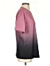 Unbranded Color Block Burgundy Short Sleeve T-Shirt Size S - photo 4