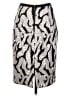 Antonio Melani Graphic Silver Formal Skirt Size 4 - photo 2