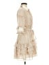 Ryu 100% Polyester Ivory Casual Dress Size M - photo 4