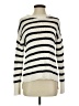 Hiho Stripes Ivory Pullover Sweater Size S - photo 1
